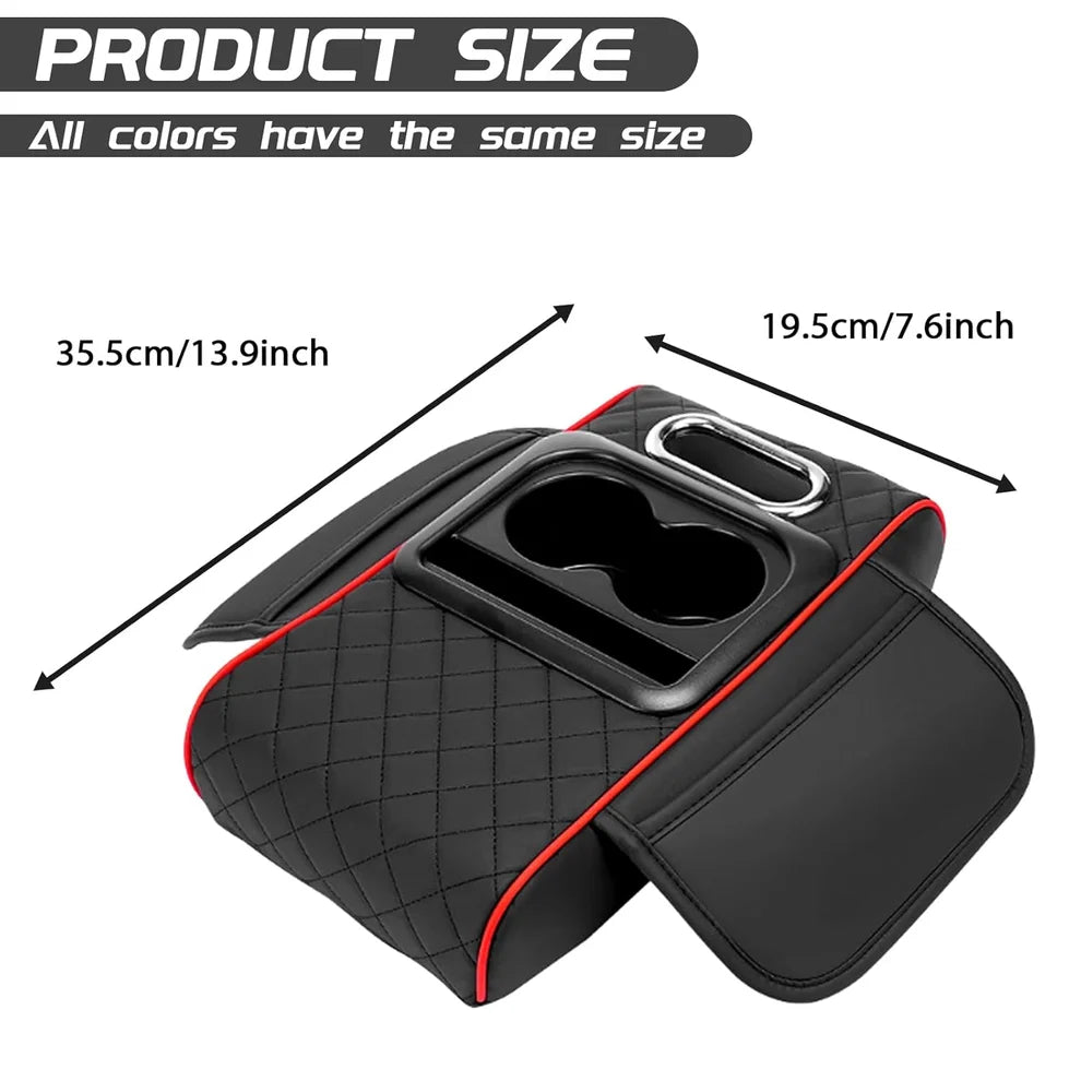 7-in-1 Premium Car Center Console Organizer & Leather Armrest Cover (Copy)