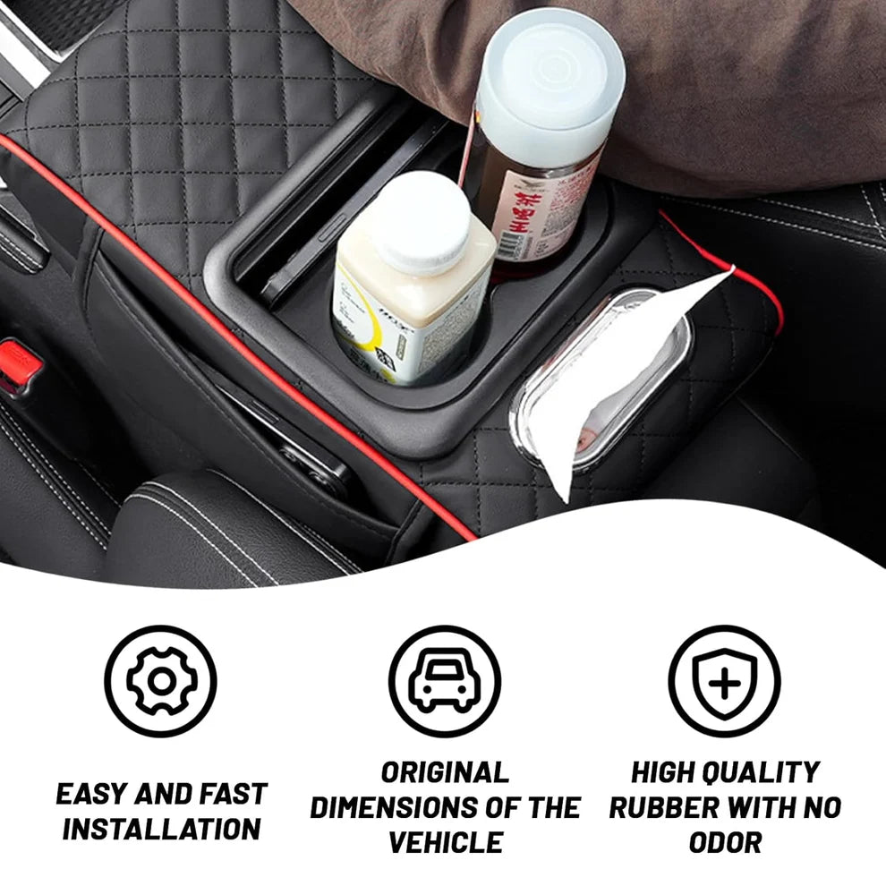 7-in-1 Premium Car Center Console Organizer & Leather Armrest Cover (Copy)