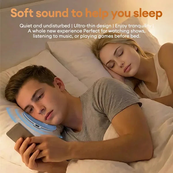 Thin Pillow Bluetooth Speaker — Personal Audio & For Peaceful Nights