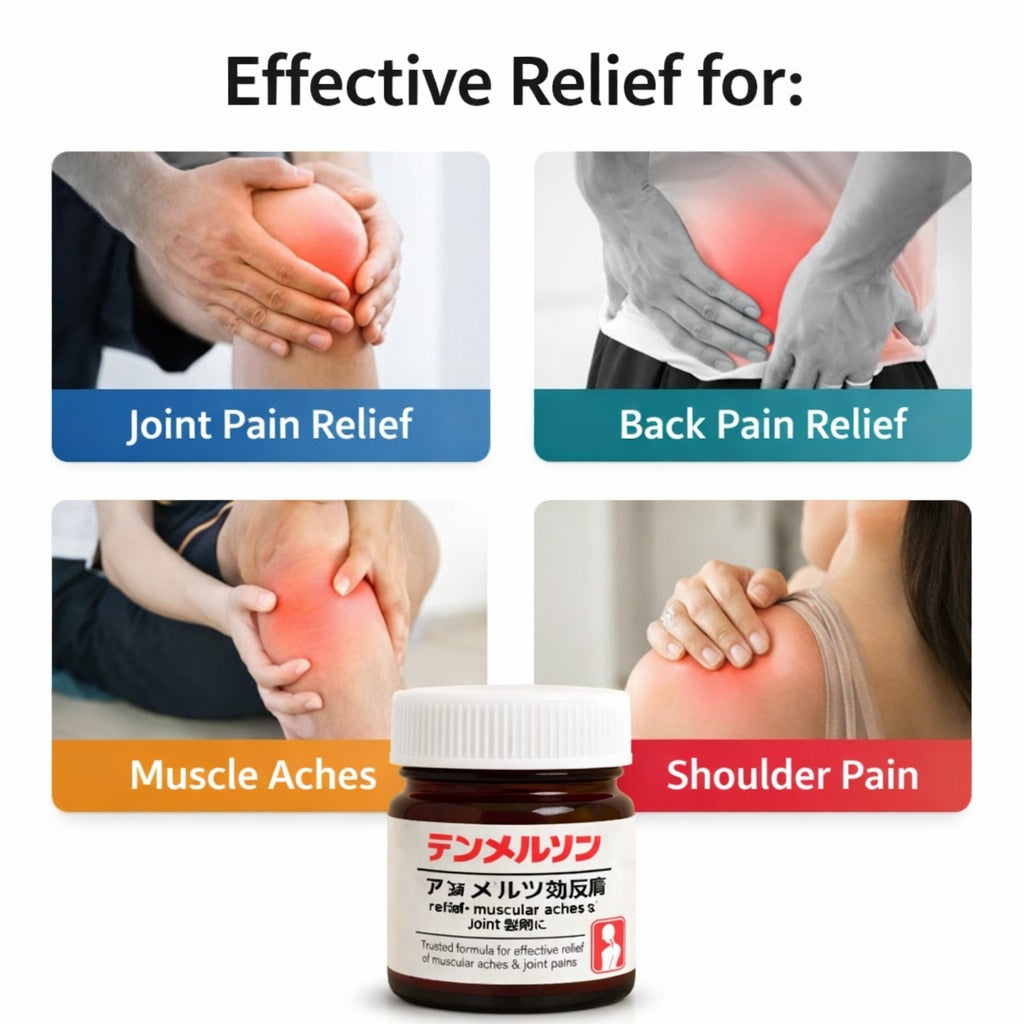 Premium Japanese Instant Pain Relief Gel – Muscle Relax Fast Relief Gel (Buy 1 Get 1 FREE)