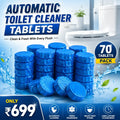 Automatic Toilet Cleaner Tablets – 70 Pcs | Flush Tank Cleaning Tablets for Fresh & Hygienic Toilet | Long-Lasting Freshness
